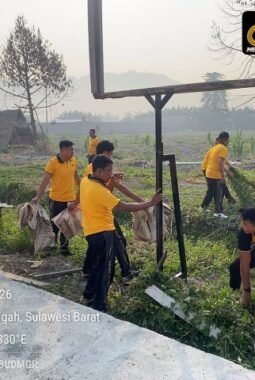 Green Policing Polres Mamuju Tengah, Kompol Mukhtar Mahdi Dorong Personil Pedulian terhadap Lingkungan