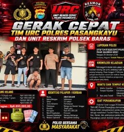Tim URC Polres Pasangkayu Ringkus Terduga Pencuri, Kerugian Korban Capai Rp6,85 Jut