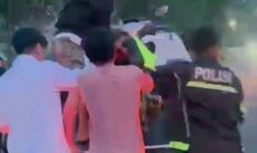Aksi Humanis Ditreskrimum dan Ditlantas Polda Sulbar, Kakek Kelelahan di Jalan Dievakuasi ke Tasiu