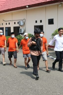 Sat Reskrim Polres Pasangkayu Ungkap 4 Kasus Kejahatan dalam Sepekan, 4 Tersangka Diamankan